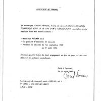 certificat