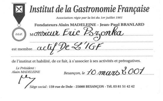 certificat