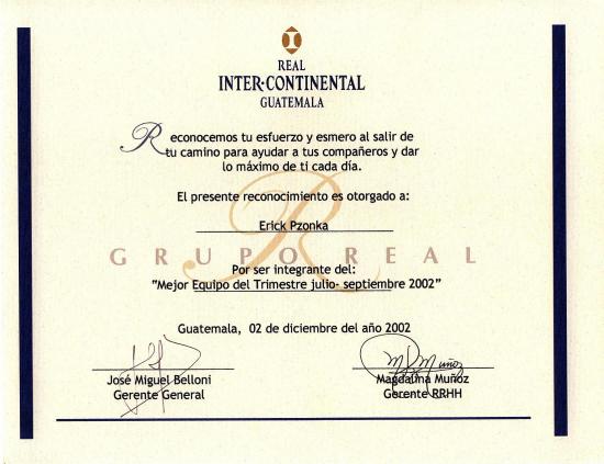 certificat